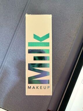 Milk Makeup Primer Box with Green Holographic Logo